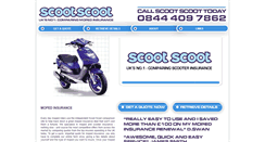 Desktop Screenshot of mopedinsurance.co.uk